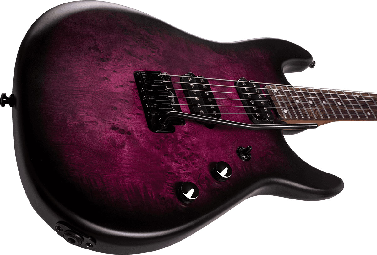 Sterling By Musicman Jason Richardson6 Cutlass Signature Hh Trem Rw - Cosmic Purple Burst Satin - E-Gitarre in Str-Form - Variation 2