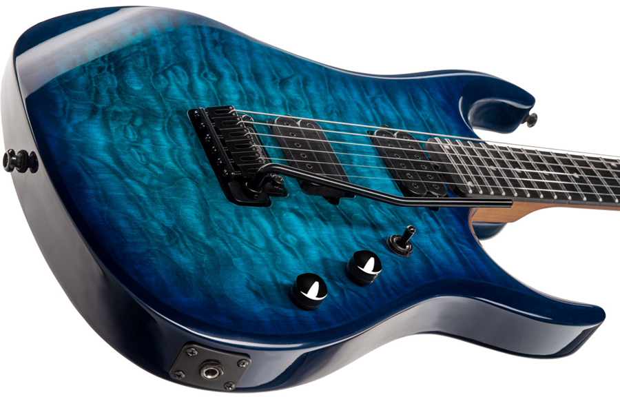 Sterling By Musicman John Petrucci Jp150dqm Dimarzio Signature 2h Trem Eb - Cerulean Paradise - E-Gitarre aus Metall - Variation 2