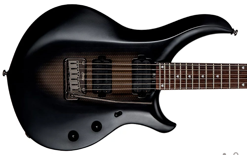 Sterling By Musicman John Petrucci Majesty Maj100 Signature Hh Trem Rw - Stealth Black - E-Gitarre in Str-Form - Variation 1