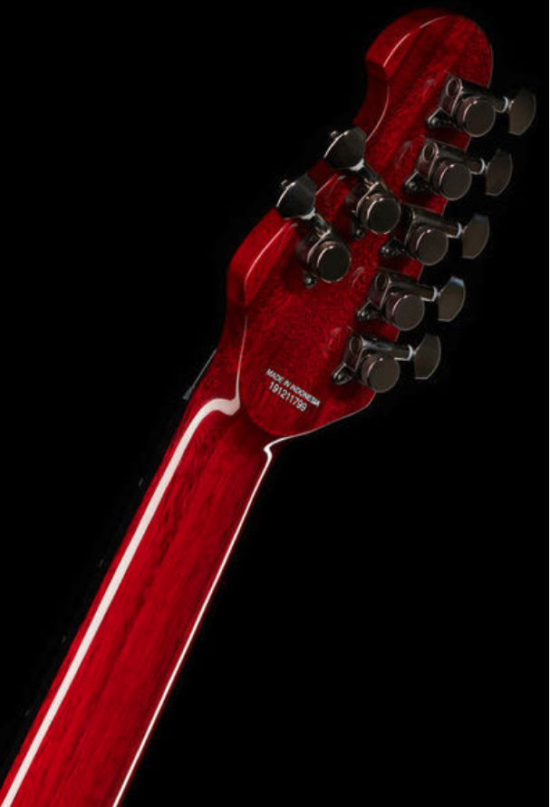 Sterling By Musicman John Petrucci Majesty Maj200xfm Signature 2h Dimarzio Trem Eb - Royal Red - E-Gitarre aus Metall - Variation 3