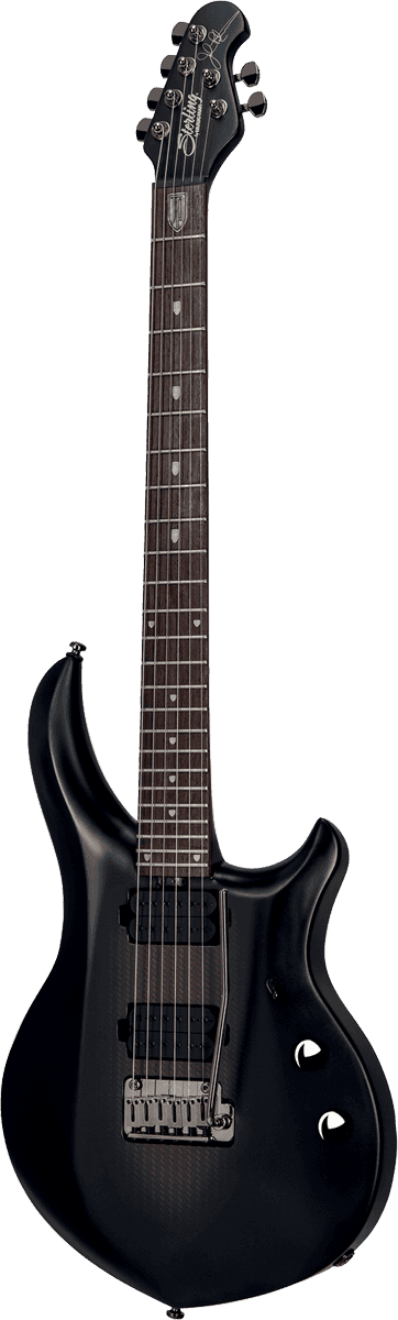 Sterling By Musicman John Petrucci Majesty Maj100 Signature Hh Trem Rw - Stealth Black - E-Gitarre in Str-Form - Variation 2