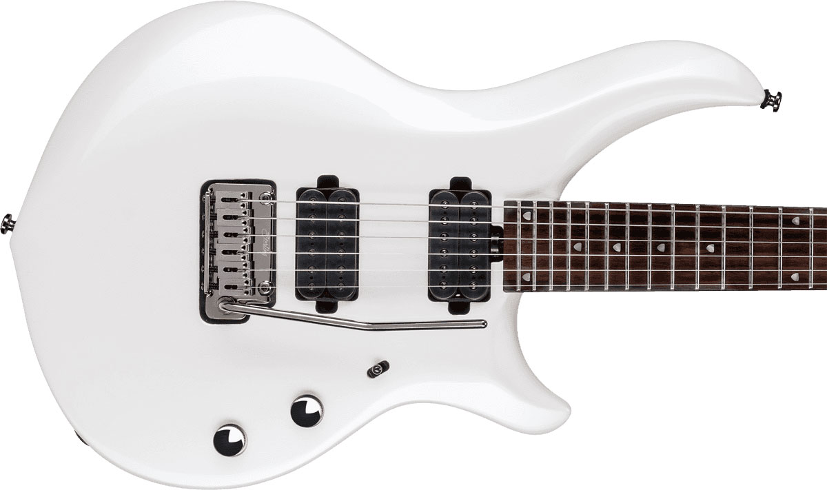 Sterling By Musicman John Petrucci Majesty X Maj100x Signature Hh Trem Rw - Pearl White - E-Gitarre in Str-Form - Variation 2