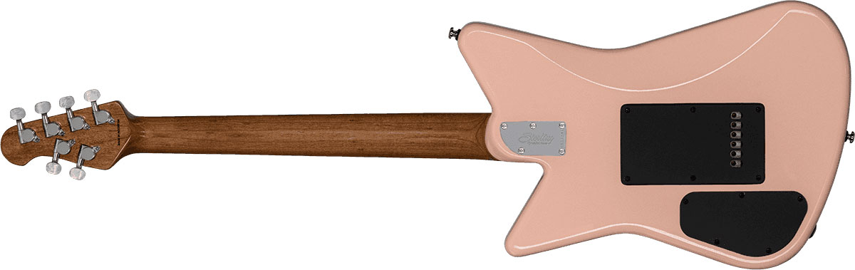 Sterling By Musicman Mariposa Hh Trem Rw - Pueblo Pink - Retro-Rock-E-Gitarre - Variation 1