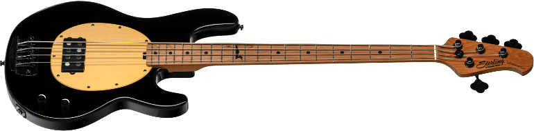 Sterling By Musicman Pete Wentz Stingray Signature 4c 1h Mn - Black - Solidbody E-bass - Variation 1