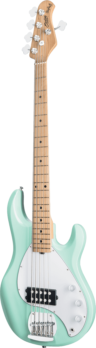 Sterling By Musicman Sub Ray5 5-cordes Active Jat - Mint Green - Solidbody E-bass - Variation 2