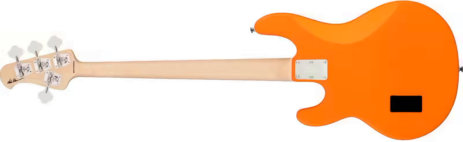 Sterling By Musicman Sterling Mike Herrera Signature Mn - Orange Creamsicle Mxpx Pokinatcha - Solidbody E-bass - Variation 1