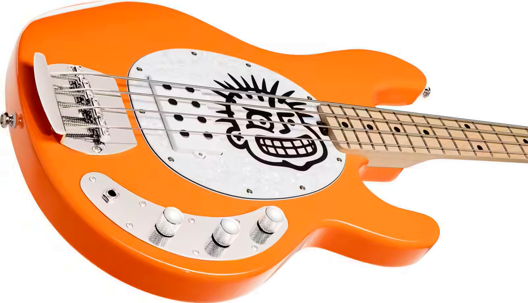 Sterling By Musicman Sterling Mike Herrera Signature Mn - Orange Creamsicle Mxpx Pokinatcha - Solidbody E-bass - Variation 2