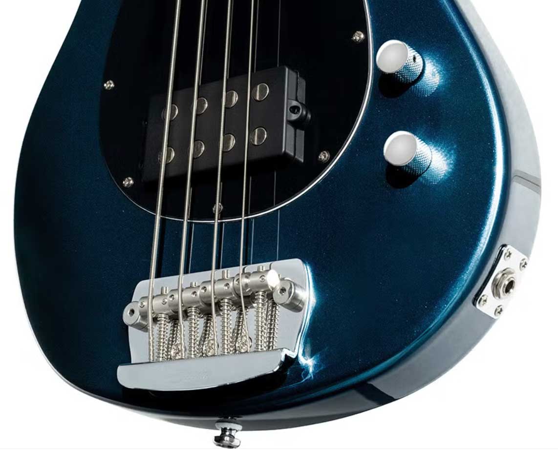 Sterling By Musicman Sterling Sb14 Ltd 1h Rw - Blue Pearl - Solidbody E-bass - Variation 3