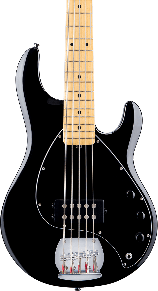 Sterling By Musicman Sub Ray5 5-cordes Active Mn - Black - Solidbody E-bass - Variation 1