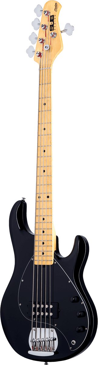 Sterling By Musicman Sub Ray5 5-cordes Active Mn - Black - Solidbody E-bass - Variation 2