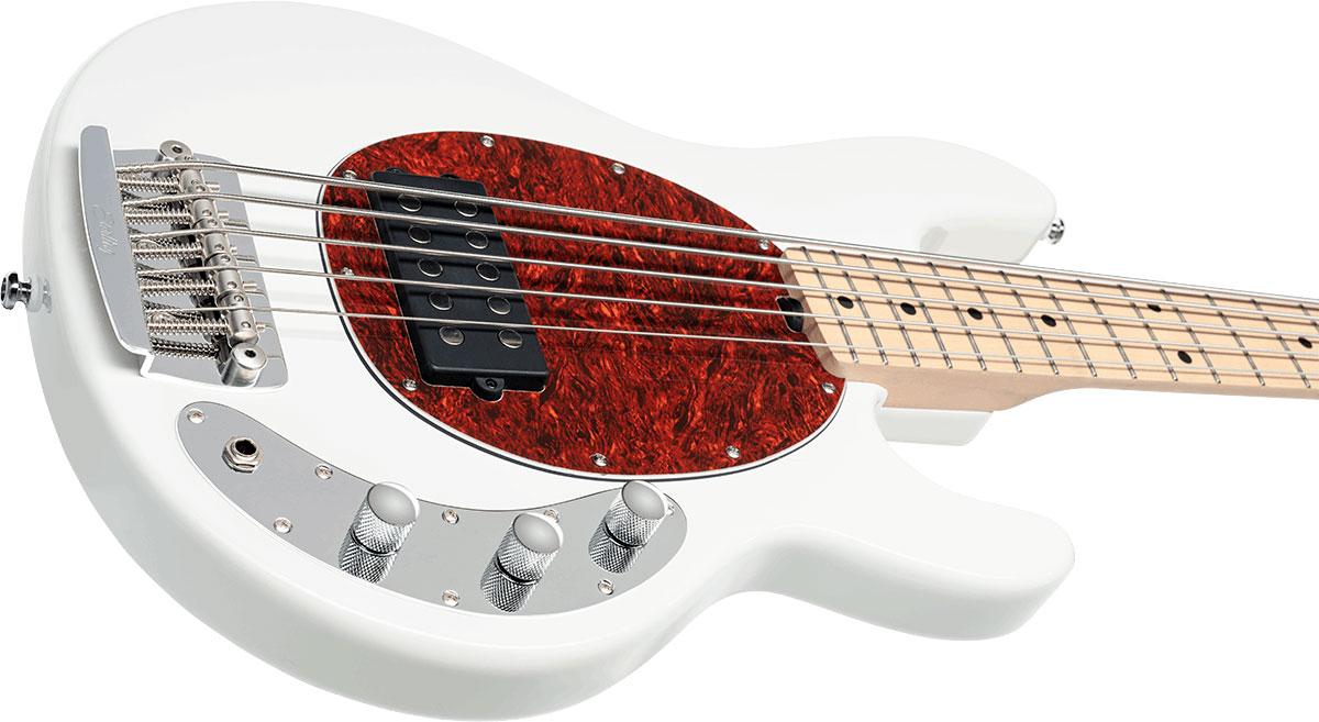 Sterling By Musicman Stingray Classic Ray25ca 5c Active 1h Mn - Olympic White - Solidbody E-bass - Variation 2