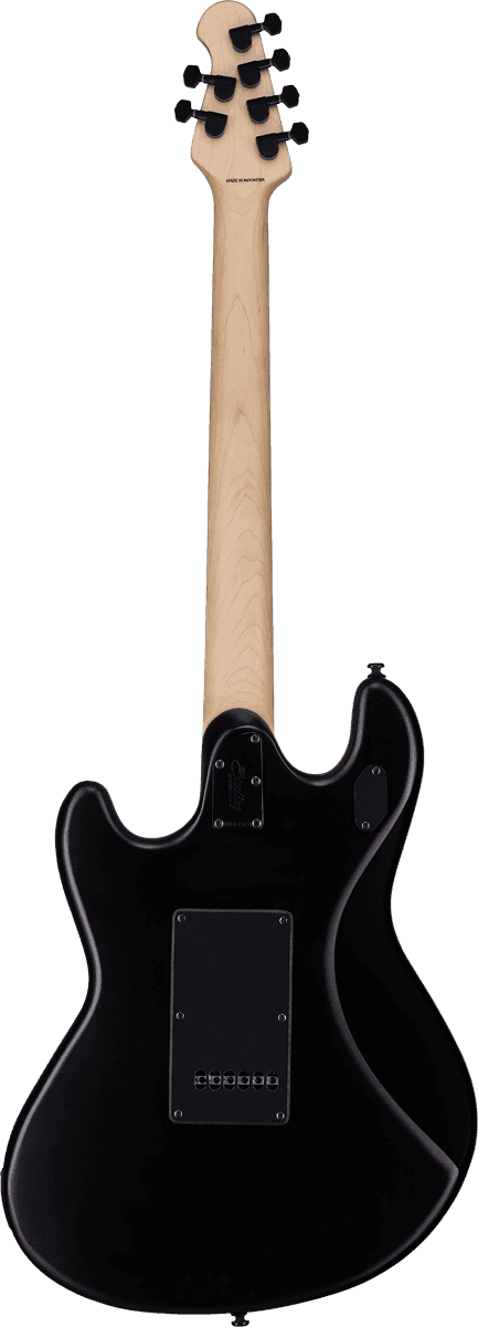 Sterling By Musicman Stingray Guitar Sr30 Hh Trem Lau - Stealth Black - E-Gitarre in Str-Form - Variation 1