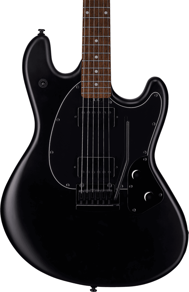 Sterling By Musicman Stingray Guitar Sr30 Hh Trem Lau - Stealth Black - E-Gitarre in Str-Form - Variation 2