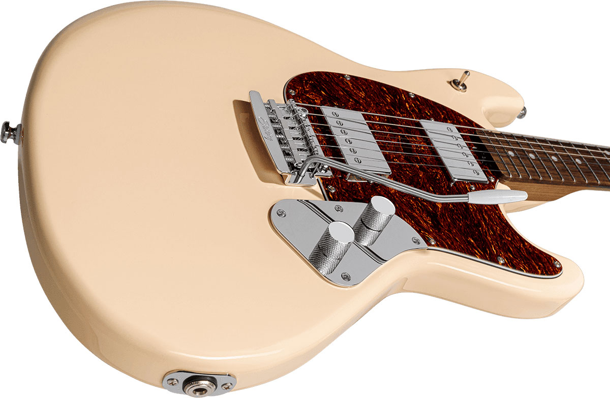 Sterling By Musicman Stingray Guitar Sr50 Hh Trem Rw - Buttermilk - E-Gitarre in Str-Form - Variation 2