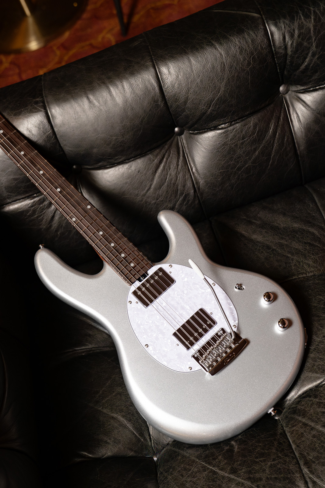 Sterling By Musicman Stingray Ii Trem Hh Rw - Silver - E-Gitarre in Str-Form - Variation 2