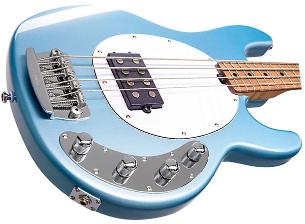 Sterling By Musicman Stingray Ray34 1h Active Mn - Firemist Silver - Solidbody E-bass - Variation 2