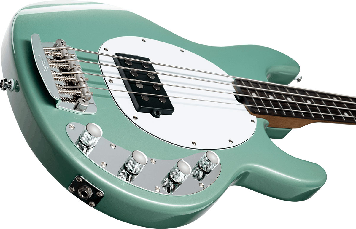 Sterling By Musicman Stingray Ray34 1h Active Rw - Dorado Green - Solidbody E-bass - Variation 2