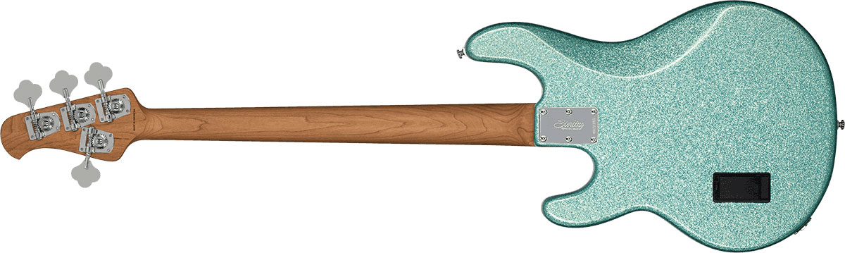 Sterling By Musicman Stingray Ray34 H Active Mn - Seafoam Sparkle - Solidbody E-bass - Variation 2