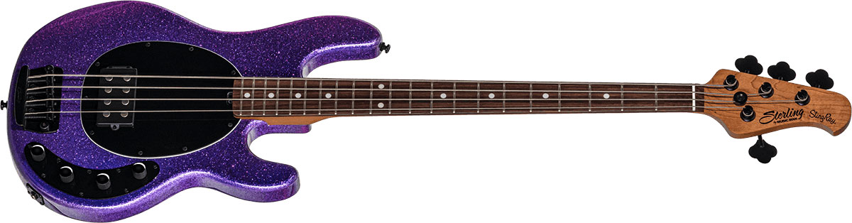 Sterling By Musicman Stingray Ray34 H Active Rw - Purple Sparkle - Solidbody E-bass - Variation 1