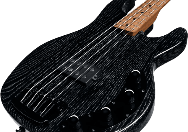 Sterling By Musicman Stingray Ray34ash H Active Mn - Ash Black - Solidbody E-bass - Variation 1