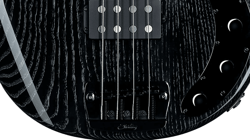 Sterling By Musicman Stingray Ray34ash H Active Mn - Ash Black - Solidbody E-bass - Variation 3