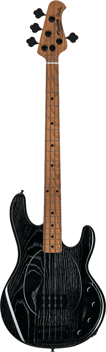 Sterling By Musicman Stingray Ray34ash H Active Mn - Ash Black - Solidbody E-bass - Variation 4