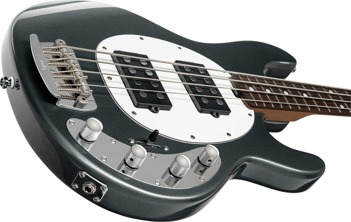 Sterling By Musicman Stingray Ray34hh Active 2h Rw - Charcoal Frost - Solidbody E-bass - Variation 2