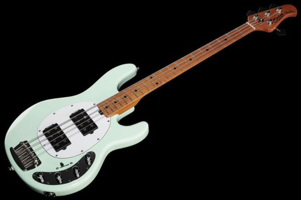 Sterling By Musicman Stingray Ray34hh Active Mn - Daphne Blue - Solidbody E-bass - Variation 1