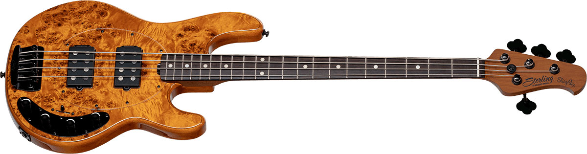 Sterling By Musicman Stingray Ray34hhpb Active Rw - Amber - Solidbody E-bass - Variation 1
