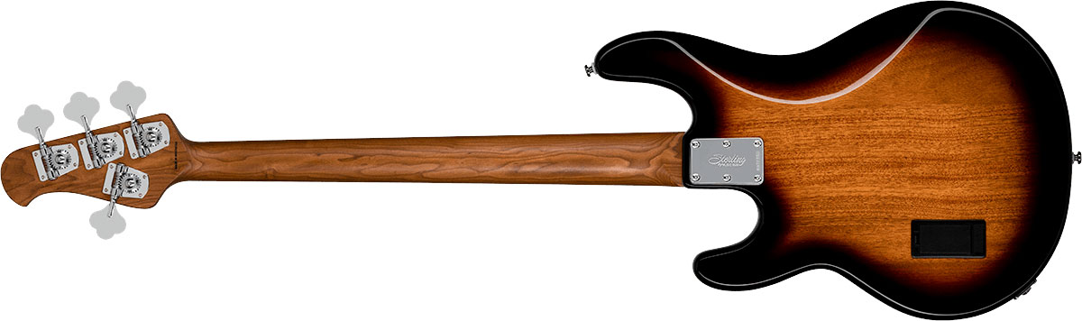 Sterling By Musicman Stingray Ray34sm Maple Top 1h Active Rw - 3 Tone Sunburst - Solidbody E-bass - Variation 1