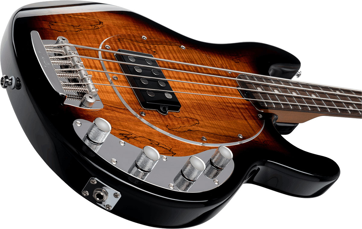Sterling By Musicman Stingray Ray34sm Maple Top 1h Active Rw - 3 Tone Sunburst - Solidbody E-bass - Variation 2