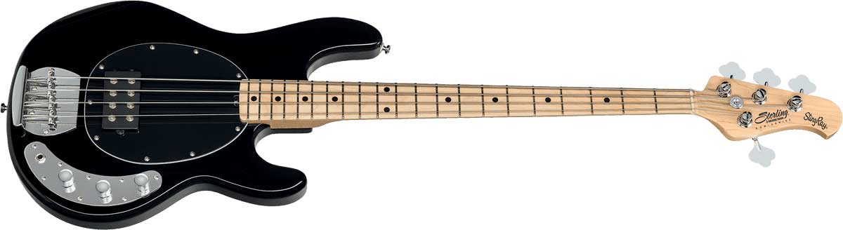 Sterling By Musicman Stingray Ray4 Bk Sub Active 1h Mn - Black - Solidbody E-bass - Variation 1