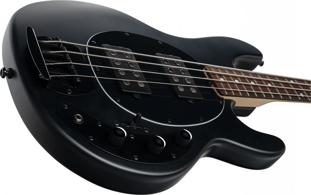 Sterling By Musicman Stingray Ray4hh 4c Active Jat - Stealth Black - Solidbody E-bass - Variation 2