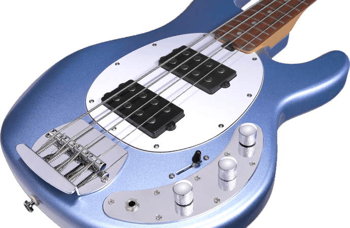 Sterling By Musicman Stingray Ray4hh Active Jat - Lake Blue Metallic - Solidbody E-bass - Variation 1