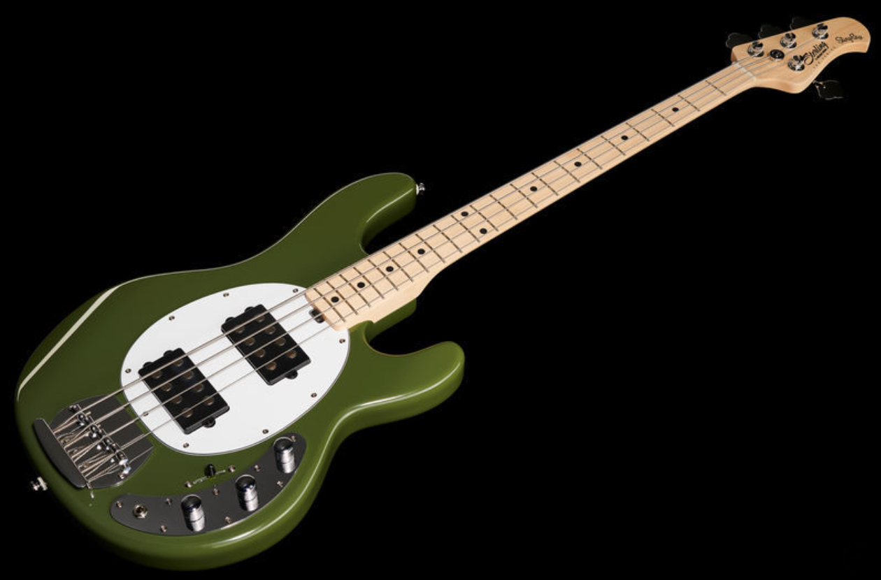 Sterling By Musicman Stingray Ray4hh Active Mn - Olive - Solidbody E-bass - Variation 1