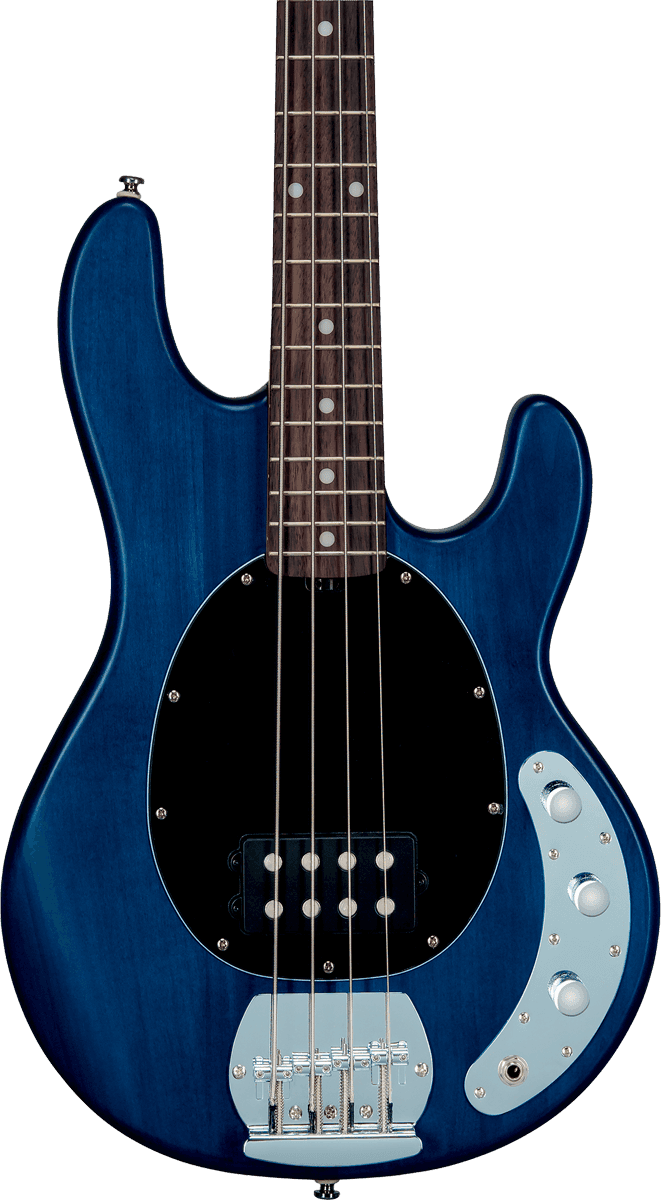 Sterling By Musicman Sub Ray4 Active Jat - Trans Blue Satin - Solidbody E-bass - Variation 1
