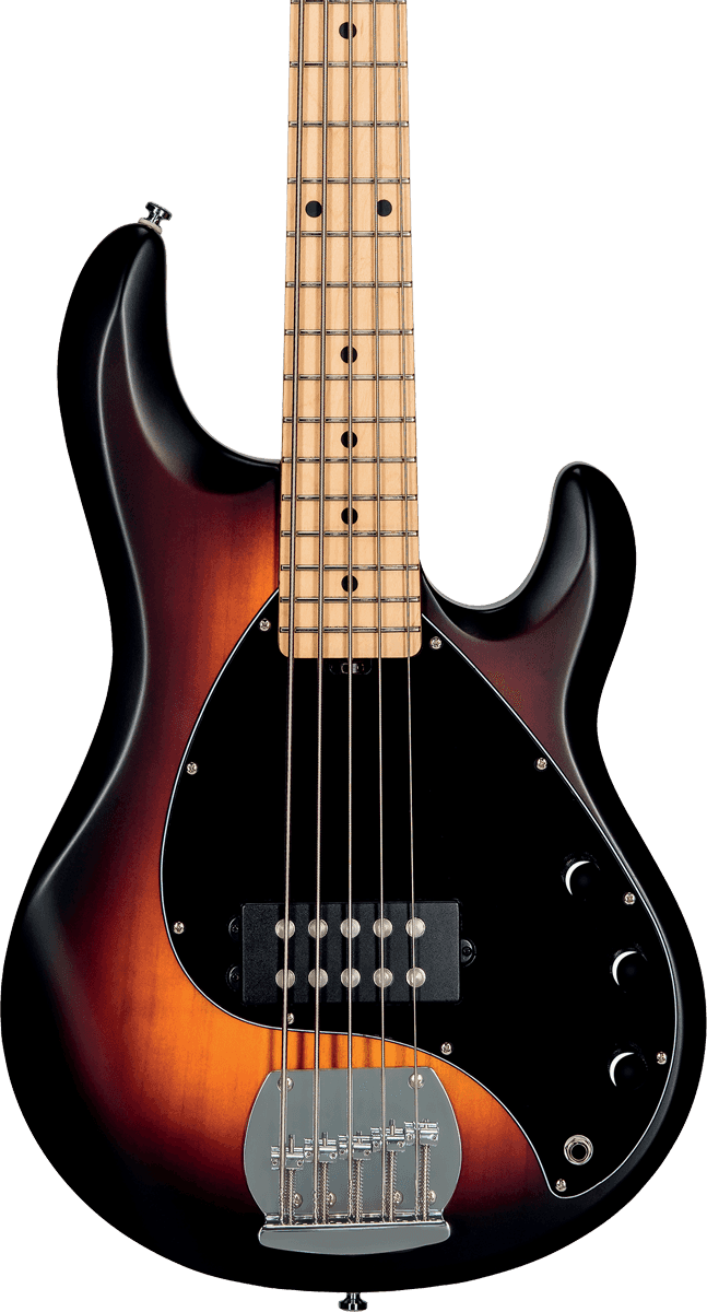 Sterling By Musicman Sub Ray5 5-cordes Active Mn - Vintage Sunburst Satin - Solidbody E-bass - Variation 1