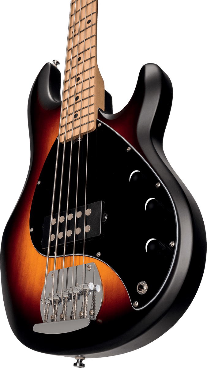 Sterling By Musicman Sub Ray5 5-cordes Active Mn - Vintage Sunburst Satin - Solidbody E-bass - Variation 3