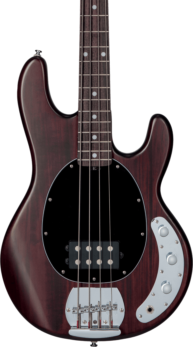 Sterling By Musicman Sub Ray4 Active Jat - Walnut Satin - Solidbody E-bass - Variation 1