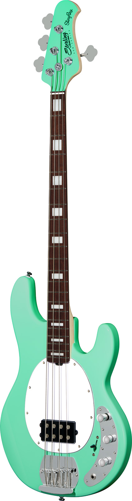 Sterling By Musicman Stingray4 Sub Series 1h Jat - Seafoam Green - Solidbody E-bass - Variation 1