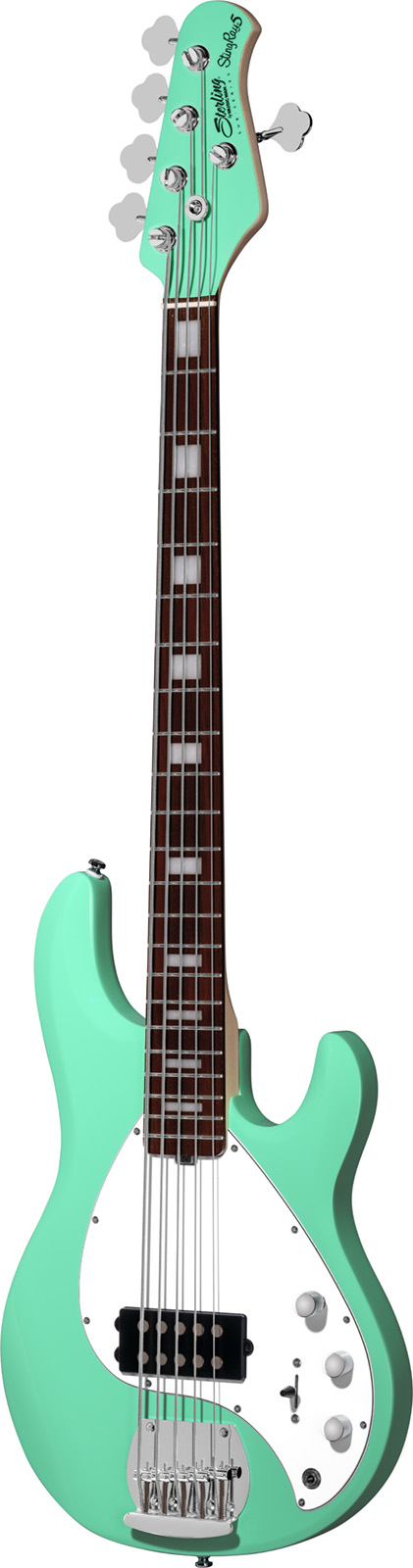 Sterling By Musicman Stingray4  5-cordes 1h Jat - Seafoam Green - Solidbody E-bass - Variation 1