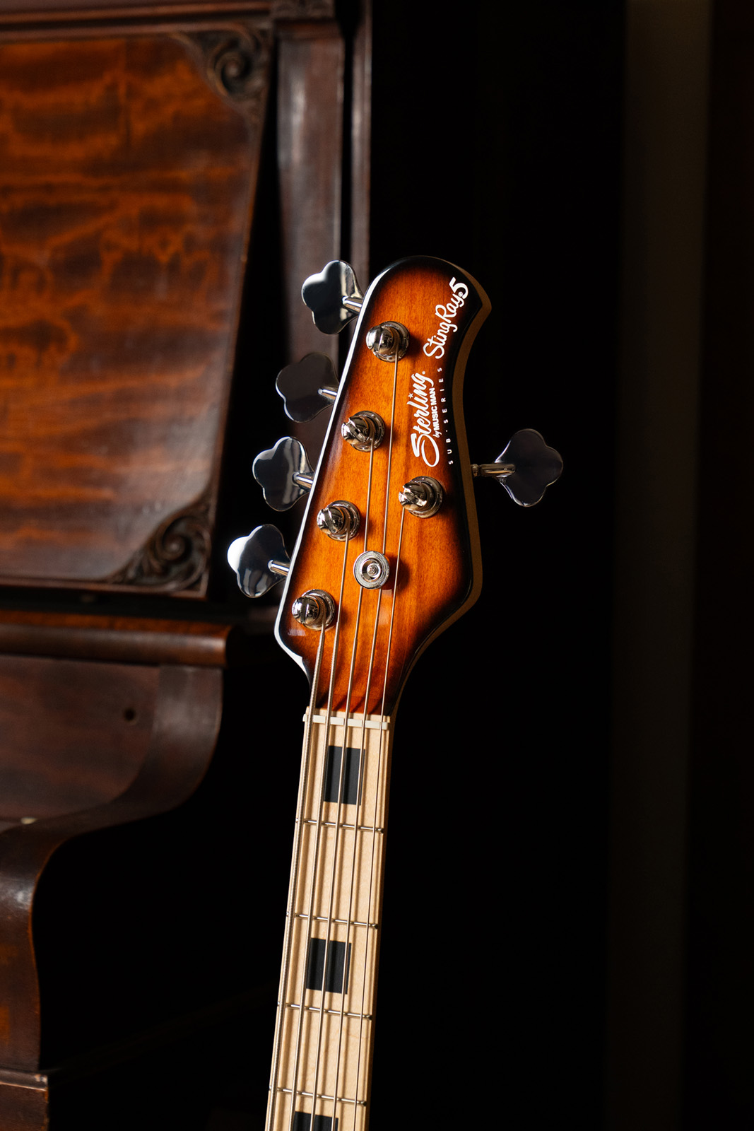 Sterling By Musicman Stingray4 5-cordes 1h Mn - Vintage Sunburst - Solidbody E-bass - Variation 3