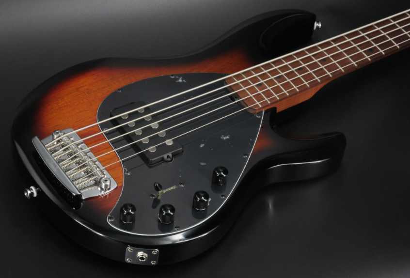 Sterling By Musicman Stingray5 Ray35 5c H Active Mn - Vintage Sunburst - Solidbody E-bass - Variation 1