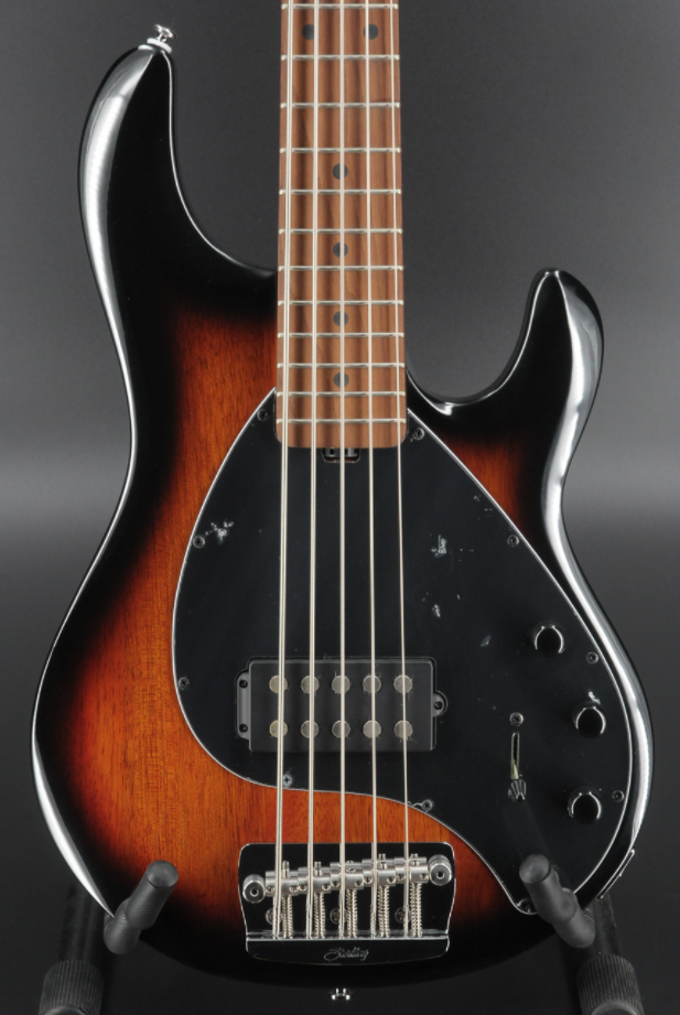 Sterling By Musicman Stingray5 Ray35 5c H Active Mn - Vintage Sunburst - Solidbody E-bass - Variation 2