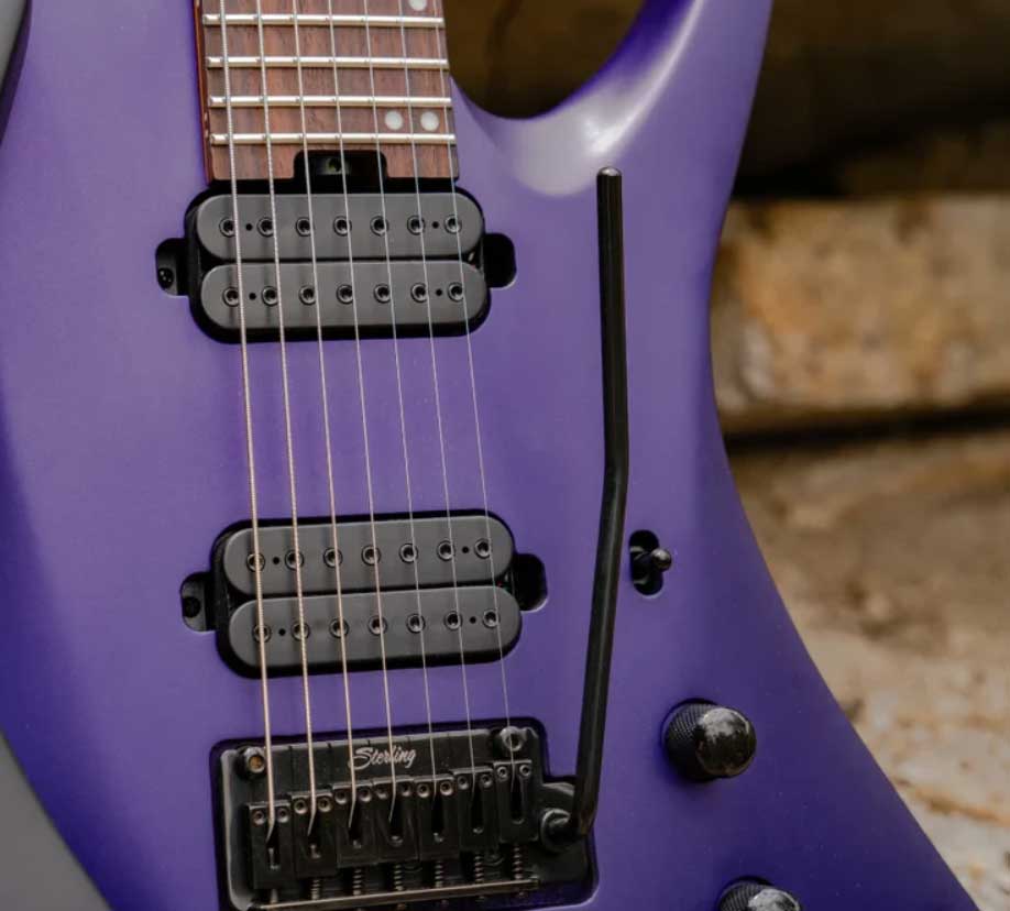 Sterling By Musicman Tosin Abasi Kaizen 6c Signature Multiscale 2h Trem Rw - Firemist Purple Satin - Signature-E-Gitarre - Variation 1
