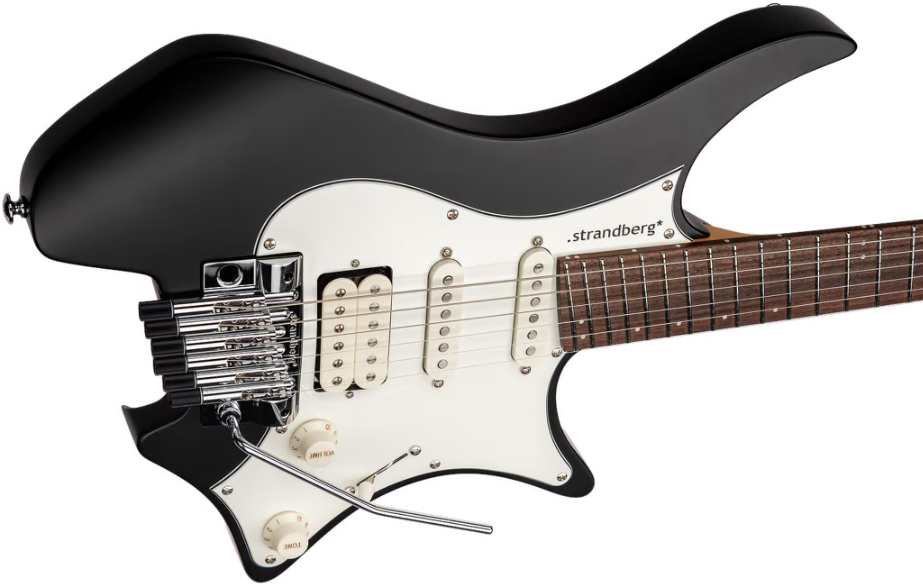 Strandberg Boden Classic Nx 6c Tremolo Multiscale Hss Rw - Black - Multi-Scale Guitar - Variation 3