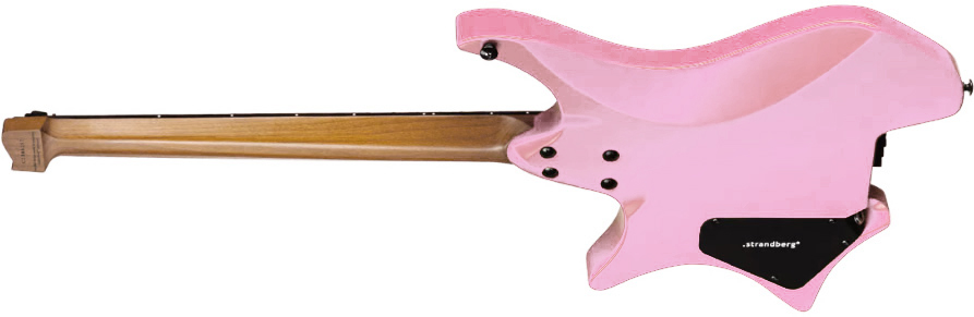 Strandberg Boden Essential 6 2h Ht Rw - Coral Pink - E-Gitarre aus Metall - Variation 1