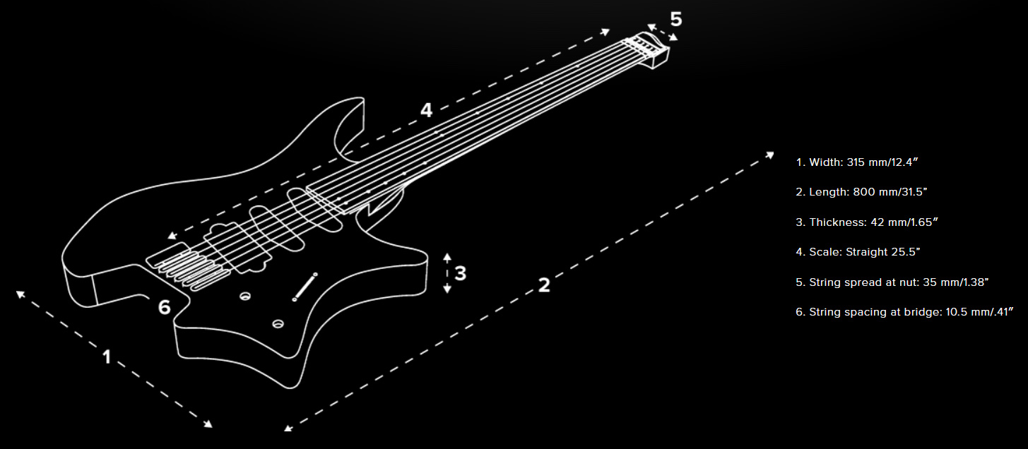 Strandberg Boden Essential 6 2h Ht Rw - Future Dusk - Elektrische Reisegitarre - Variation 4