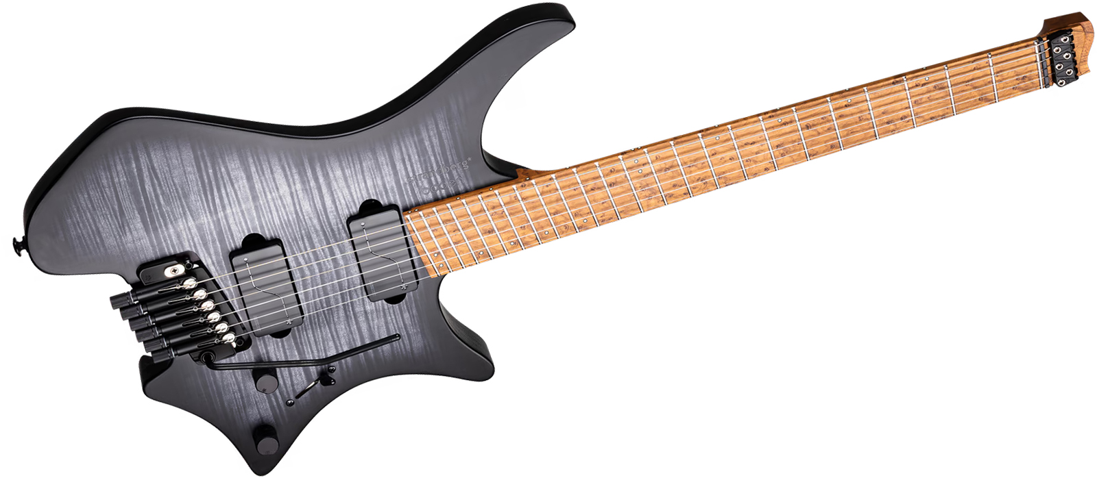 Strandberg Boden Original N2.6t 6c 2h Fishman Fluence Trem Mn - Black Denim Burst Satin - Multi-Scale Guitar - Variation 1