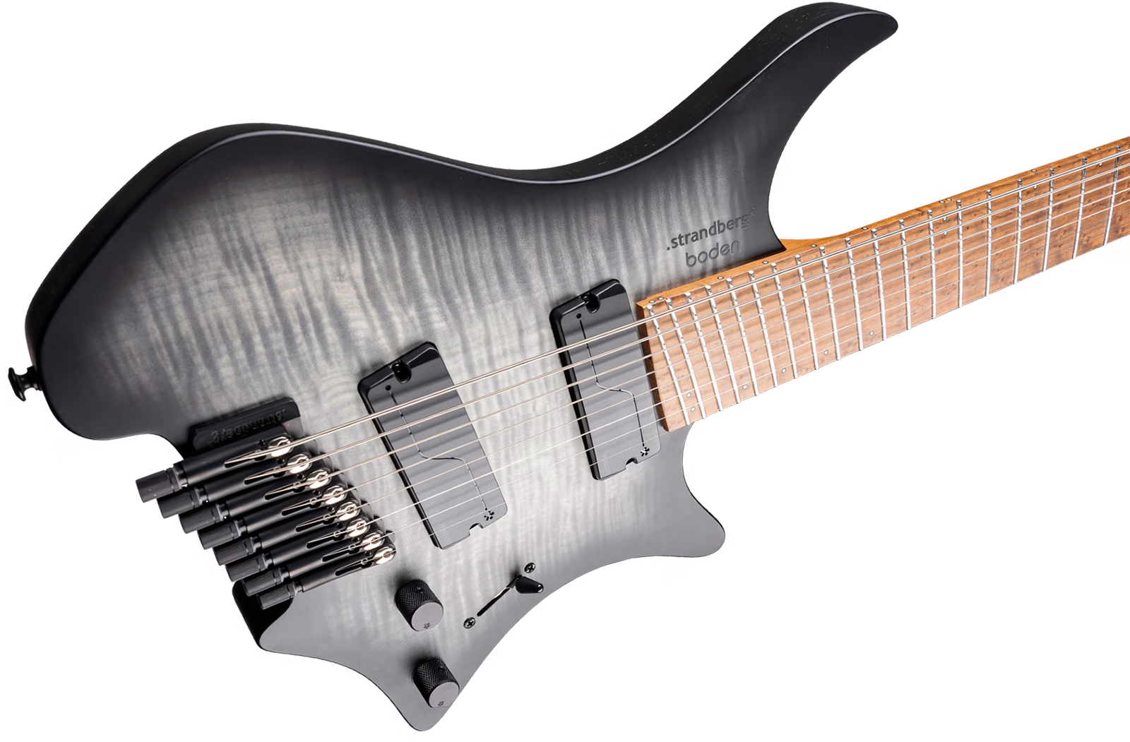 Strandberg Boden Original N2.8 8c 2h Fishman Fluence Ht Mn - Black Denim Burst Satin - Multi-Scale Guitar - Variation 3
